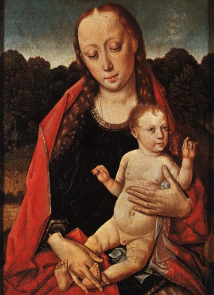 Dieric Bouts The Virgin and Child Spain oil painting art